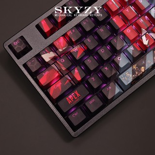 Apex legends keycaps cherry profil anime pbt dye sub bàn phím cơ keycap