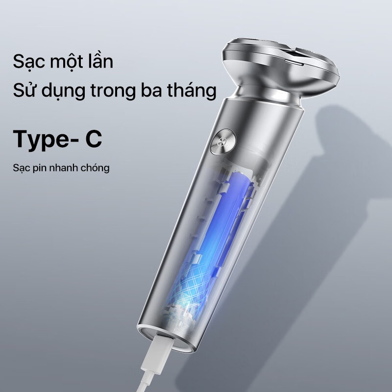 Máy cạo râu cao cấp Enchen X6 Lưỡi từ tính siêu bền, Lưới cắt đôi siêu mỏng - Chính Hãng