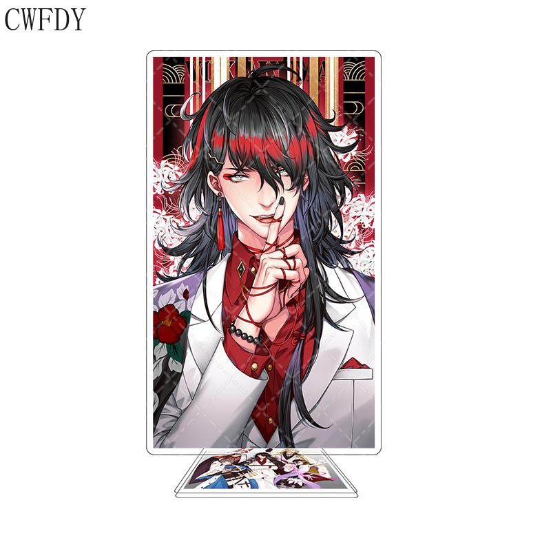 Mô hình Standee Game Luxiem VTuber Acrylic Stand Shu Mysta Luca Ike Vox Character decor góc học tập để bàn 15cm