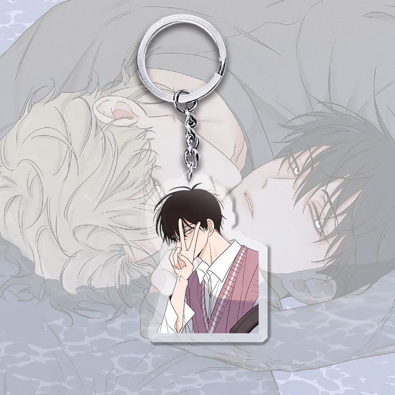 Móc khoá Low Tide In Twilight Anime Đêm bên bờ biển Yeo TaeJu Kim EuiHyun Acrylic Key Chain Man Korean BL Manwha
