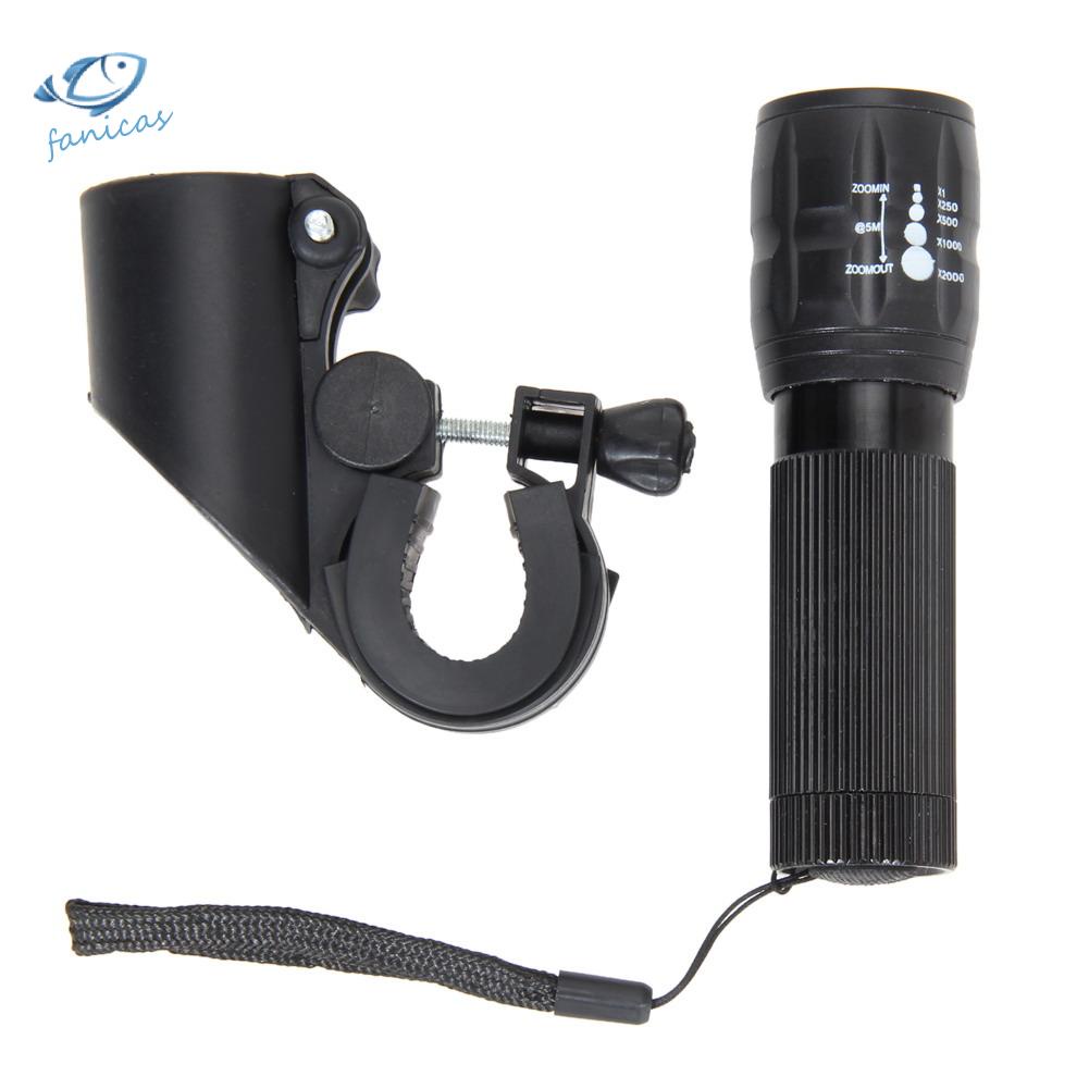 Đèn Pha 2000 lumens Có Giá Đỡ 3 Chế Độ Cho Xe Đạp Leo Núi