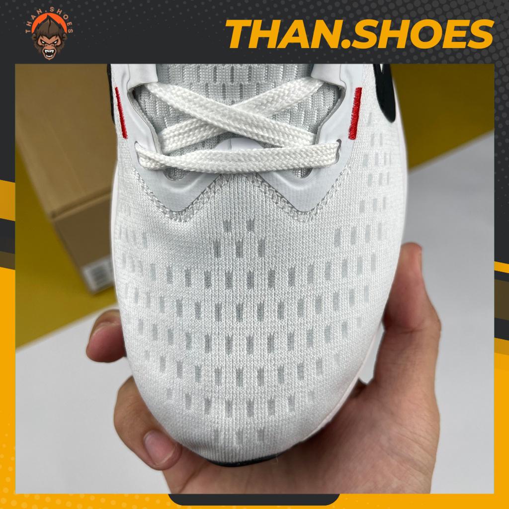 Giày Thể Thao Zoom Winflo 10 White Black Crimson, Zoom Winflo Trắng Móc Đen - Than.Shoes