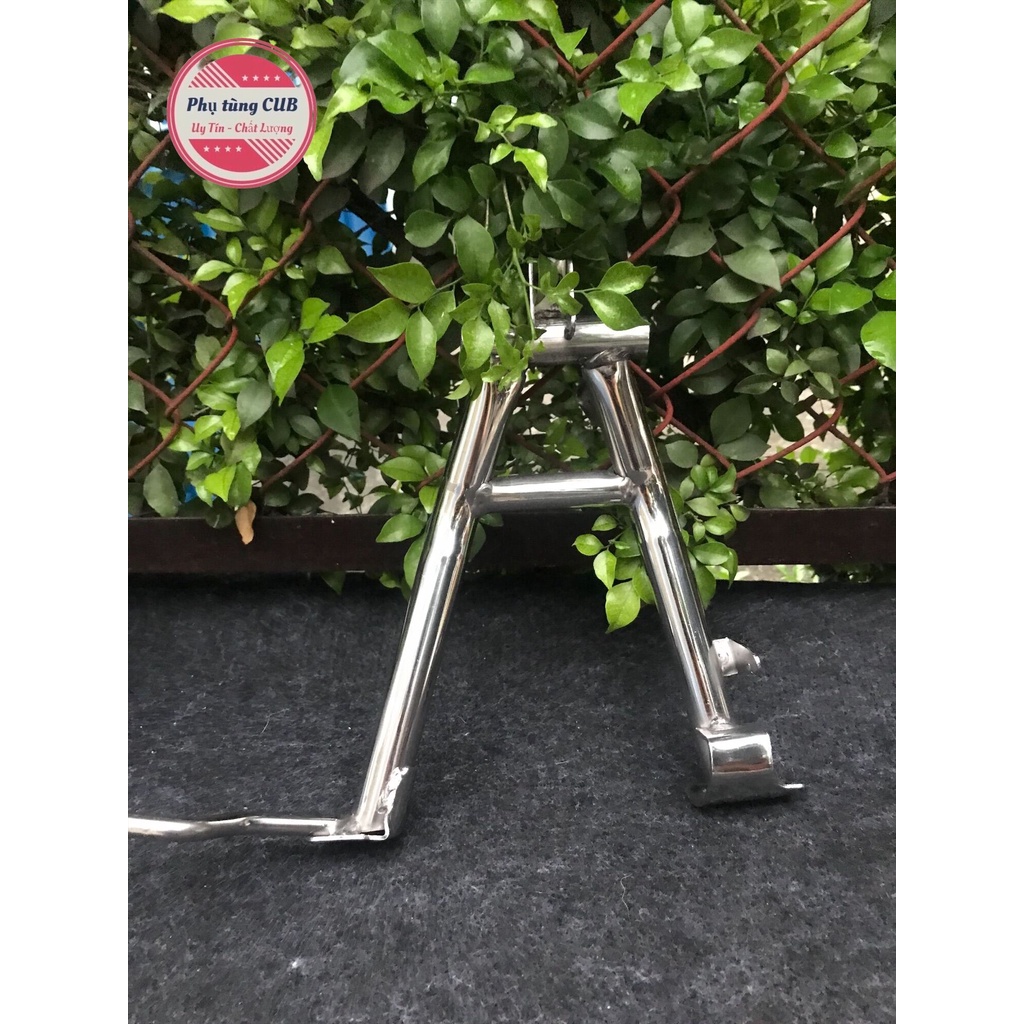 Chân chống đứng xe cub,xe dream bằng inox