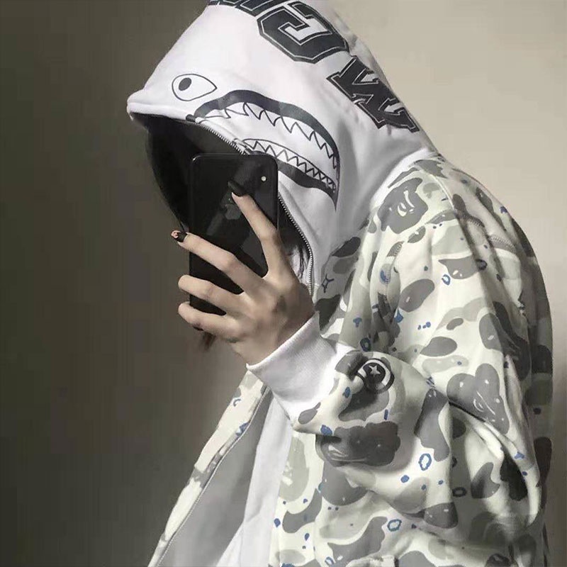 Xiang ni Áo Khoác Hoodie Dáng Rộng Mỏng Phong Cách harajuku Nhật Bản Thời Trang Xuân Thu Cho Nữ