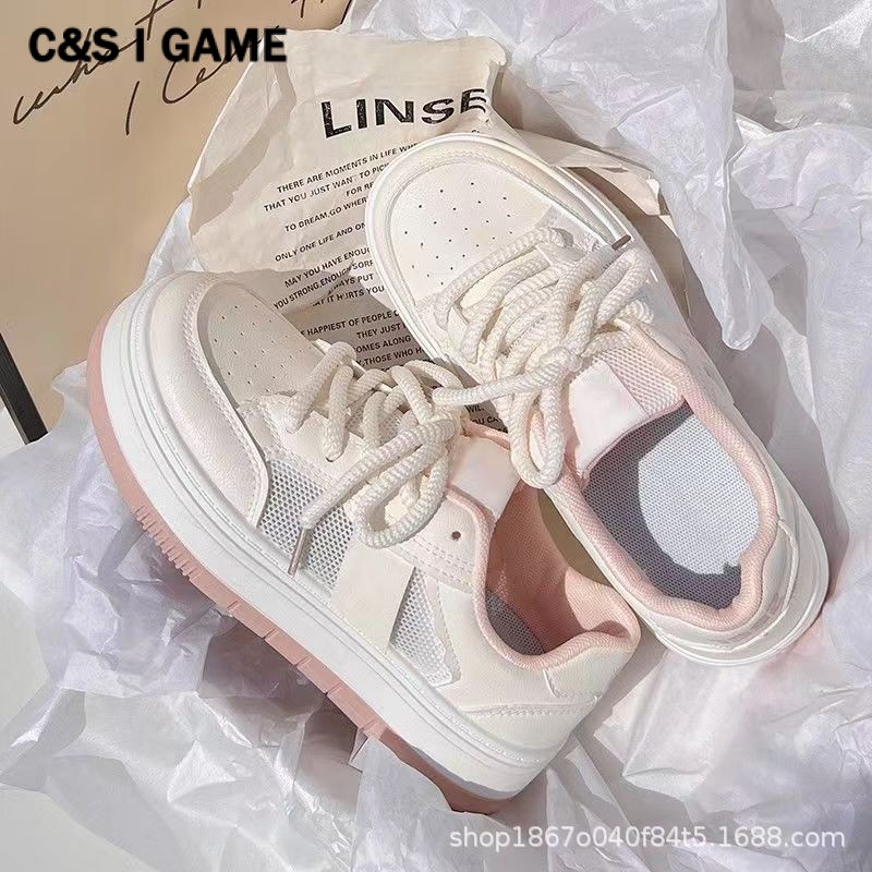 C＆S  Giày thể thao giày nữ giày bánh mì nữ đế cao 2023 Siêu Mềm Xinh Xắn FBX2390QID 37Z230912