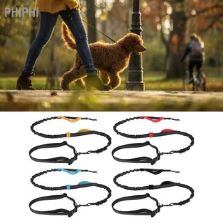 PHIPHI Dây xích chó Bungee hạng nặng đàn hồi hấp thụ sốc với 2 tay cầm có đệm dành cho lớn Huấn luyện đi bộ