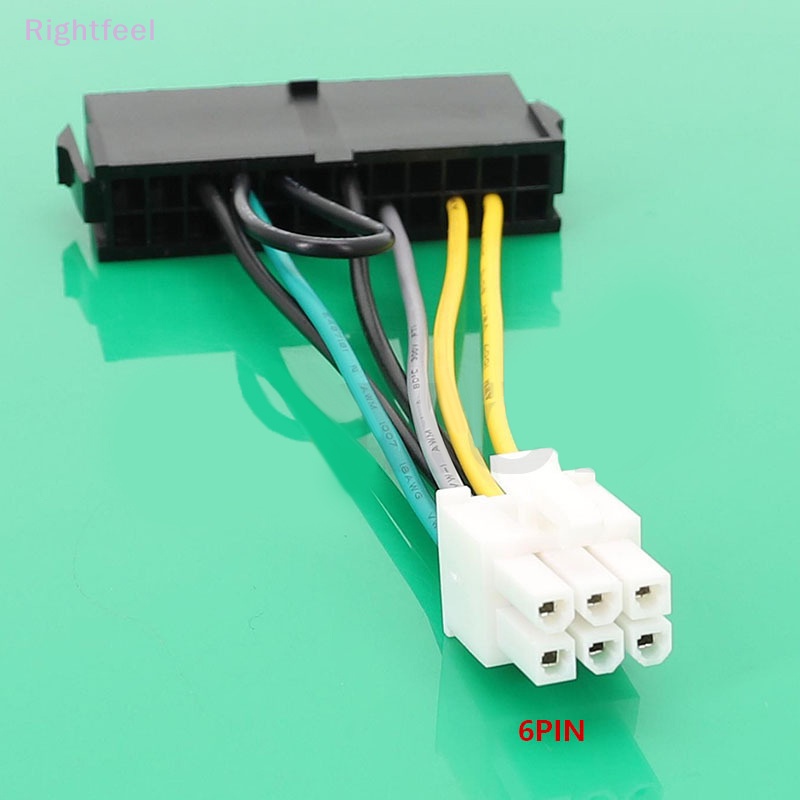 Dây Cáp Chuyển Đổi 24pin female Sang 6p male Cho dell 6 pin 3060 7050 Mainnboard Mới