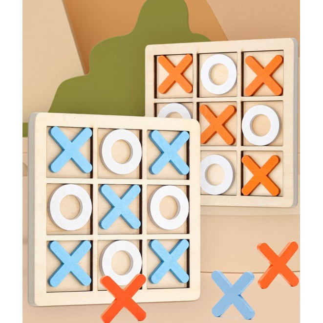 Bộ Bàn Cờ Vua Chơi game nine-syllable xo Cho Trẻ Em 6-8 Tuổi