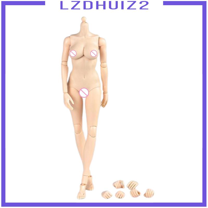 Mô Hình Cơ Thể Búp Bê Nữ Màu Trắng / Lúa Mì 27cm Tỉ Lệ 1: 6