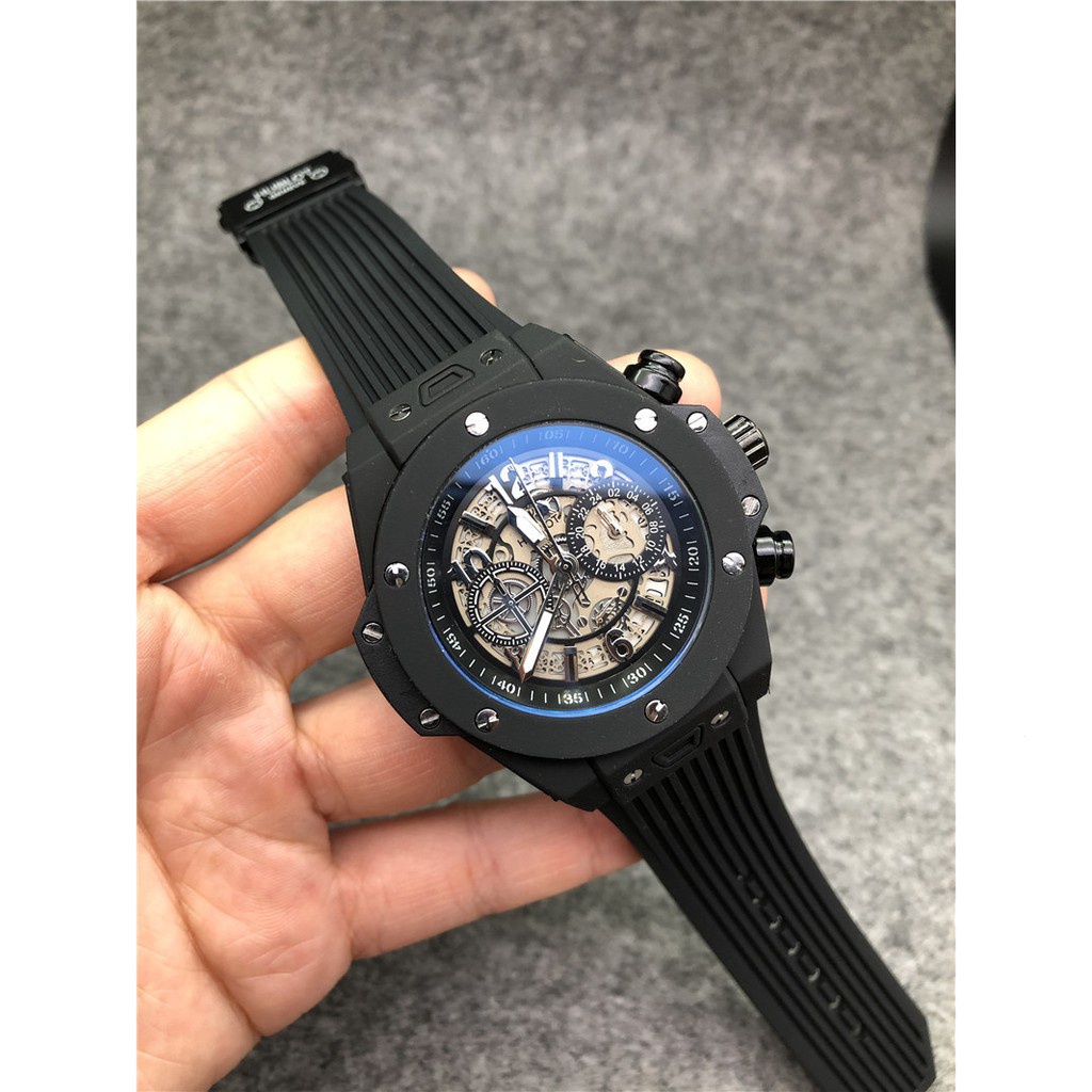 2023watch multi-function six-needle movement casual  sports man watch