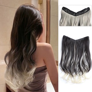 Tóc giả 4 kẹp chữ u xoăn nối dài thời trang