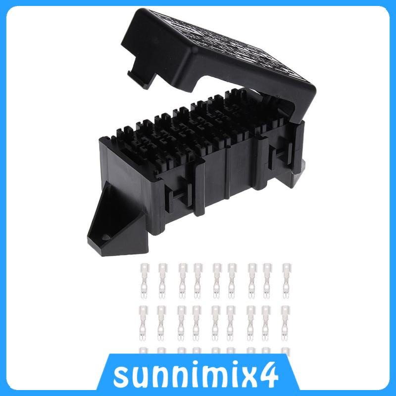 Hộp Cầu Chì 12v-32v 14 Chiều Cho Xe Hơi / Tàu Thuyền