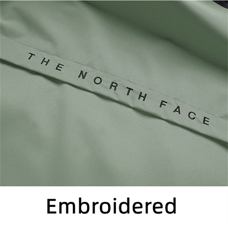 Áo Khoác Gió Thêu logo the north face 100% Chính Hãng Chống Thấm Nước Thời Trang Cho Cặp Đôi