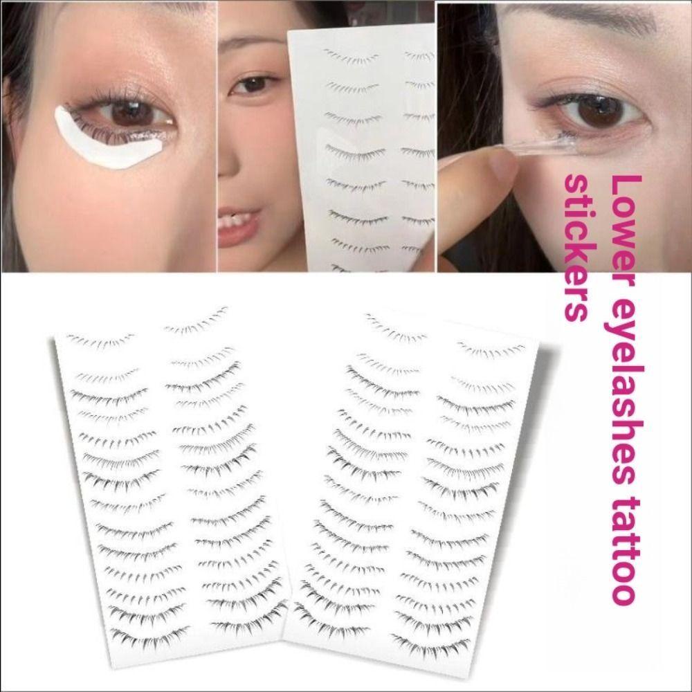 Hình Xăm Dán Lông Mi Giả 3d Nhiều Kiểu Kháng Nước Tự Nhiên Cho Nữ Back2Lilife