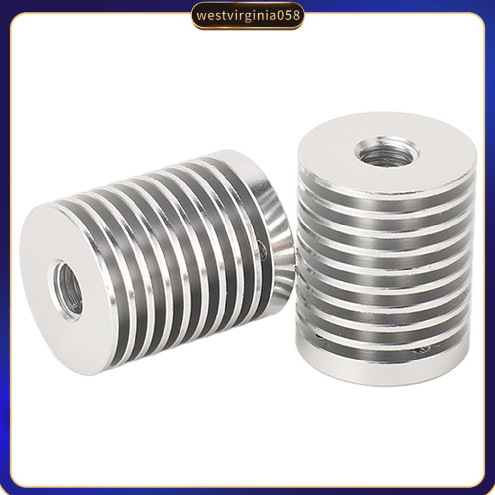 Westvirginia058 2 Chiếc Hotend Tản Nhiệt V6 Máy Đùn Nhôm Cho Voron 0.1 0.2 3D In