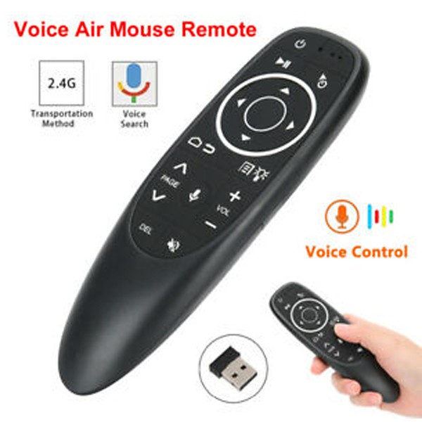 G10S Pro Điều Khiển Bằng Giọng Nói Chuột Không Khí Với Cảm Biến Con Quay Bàn Phím Không Dây Mini Điề