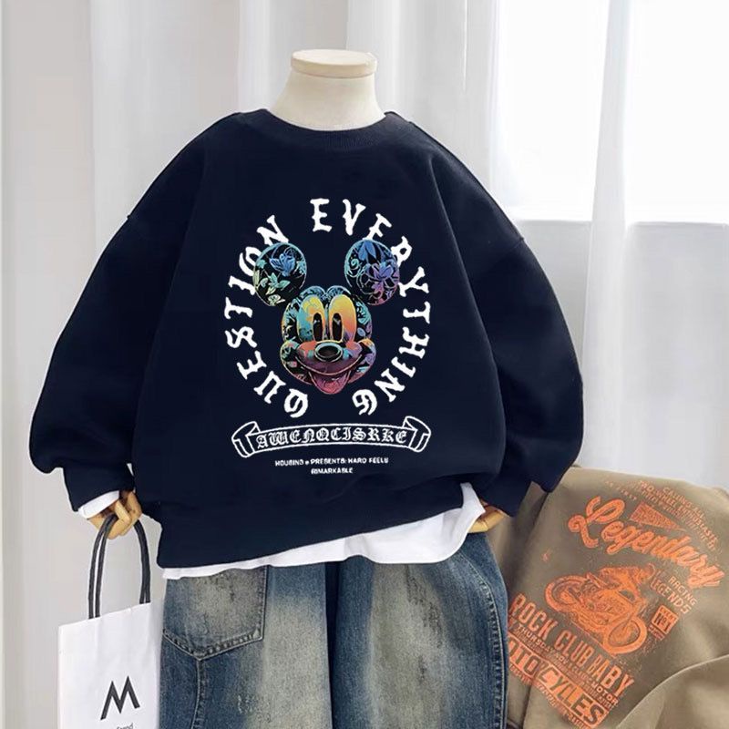 Áo Thun cotton Mỏng Tay Dài Dáng Rộng Thời Trang Phong Cách Hàn Quốc