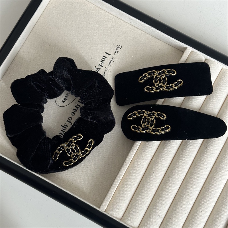 Băng Đô Cài Tóc Nhung Đen Phong Cách Hàn Quốc Thời Trang Thu Đông 2023