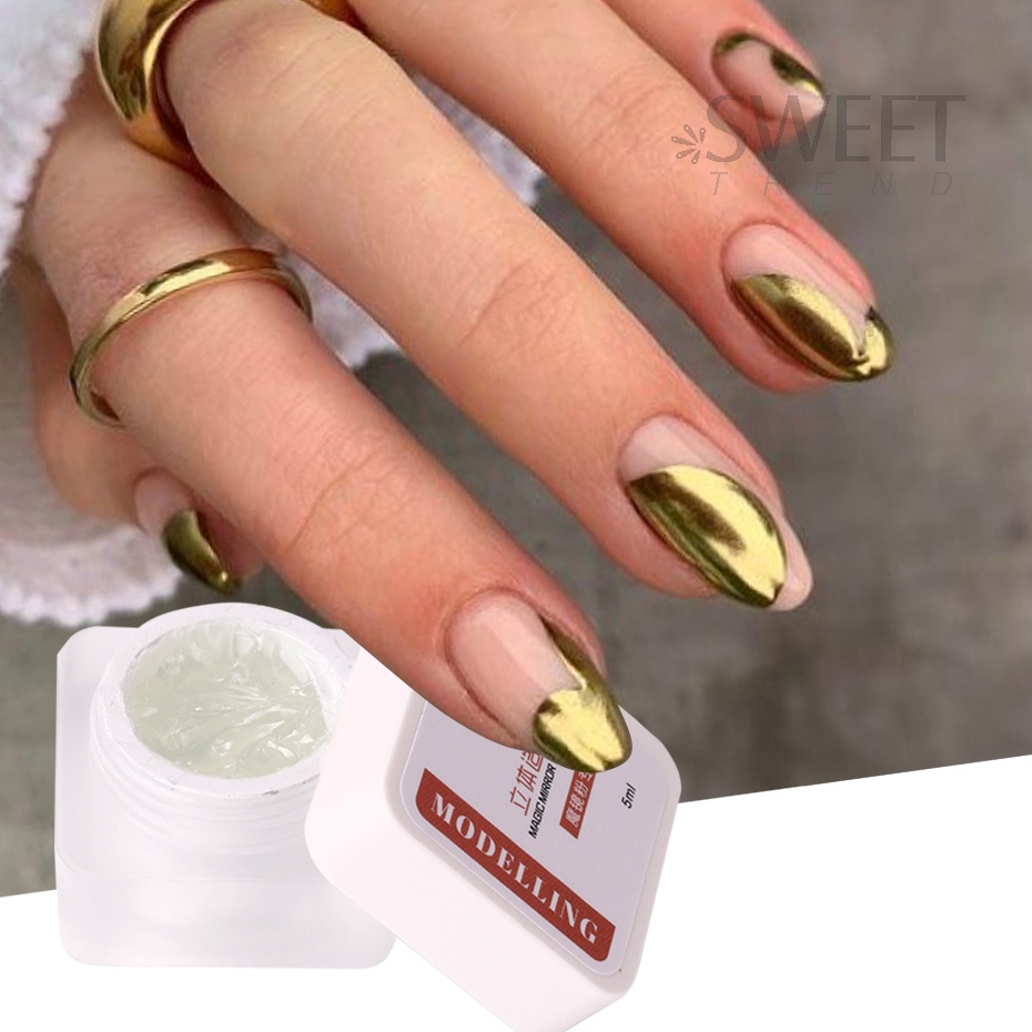 Gel Tráng Gương Trang Trí Móng Tay Nghệ Thuật 5ml