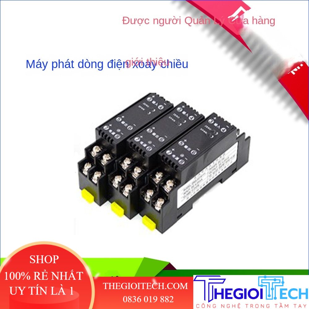 Mô đun chuyển đổi dòng điện xoay chiều vào input AC 0-5A 1A 10A ra output 4-20mA/0-10V cài ray - AC0-5A 0-5V