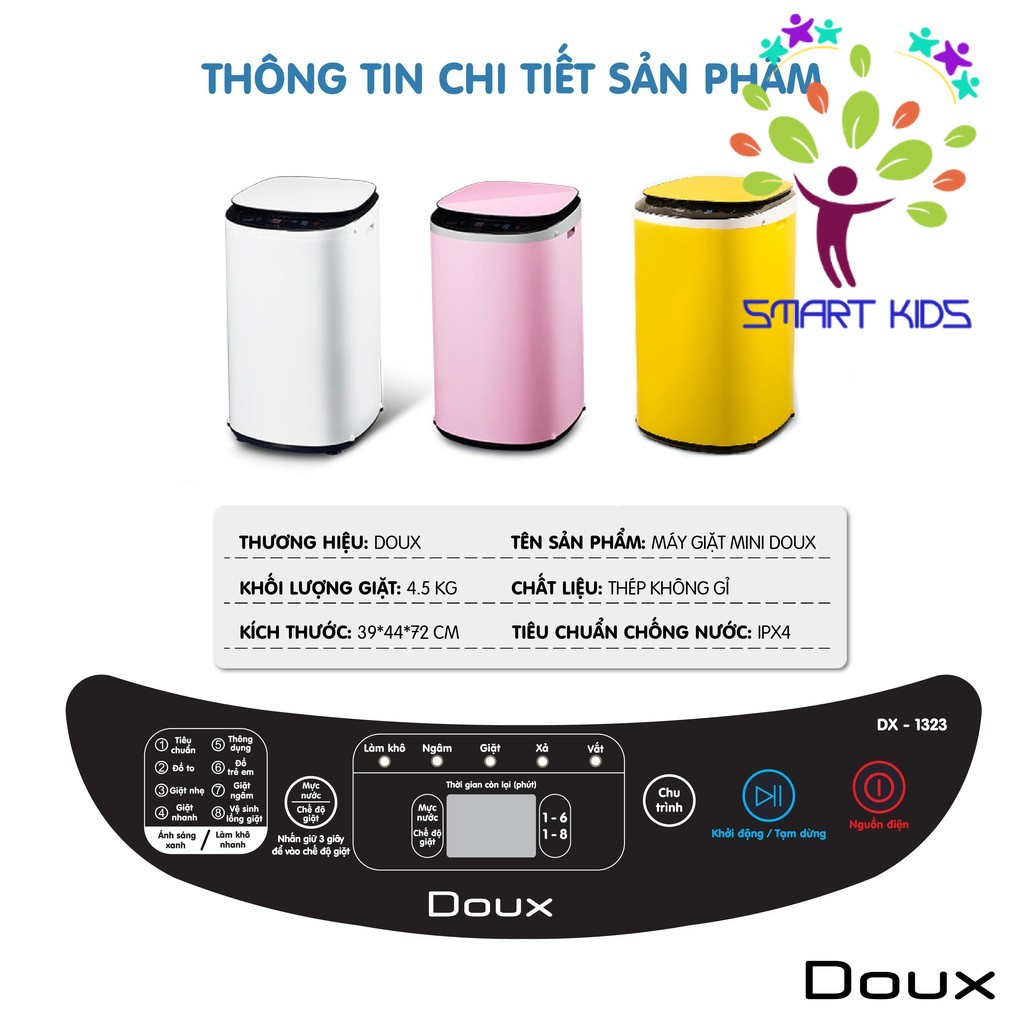 Máy giặt Mini Doux cho bé