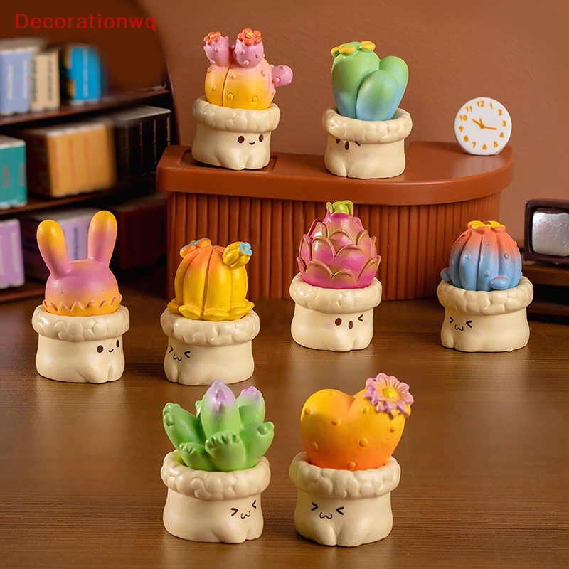 Mô Hình Cây Xương Rồng mini Trang Trí Tiểu Cảnh Mới