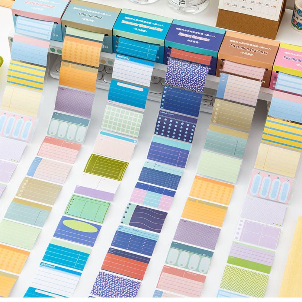 Ivanes Cuộn Nhãn Dán Ghi Chú Dạng Cuộn Ghi Chú Nhắc Nhở Trang Trí ins Cho Học Sinh