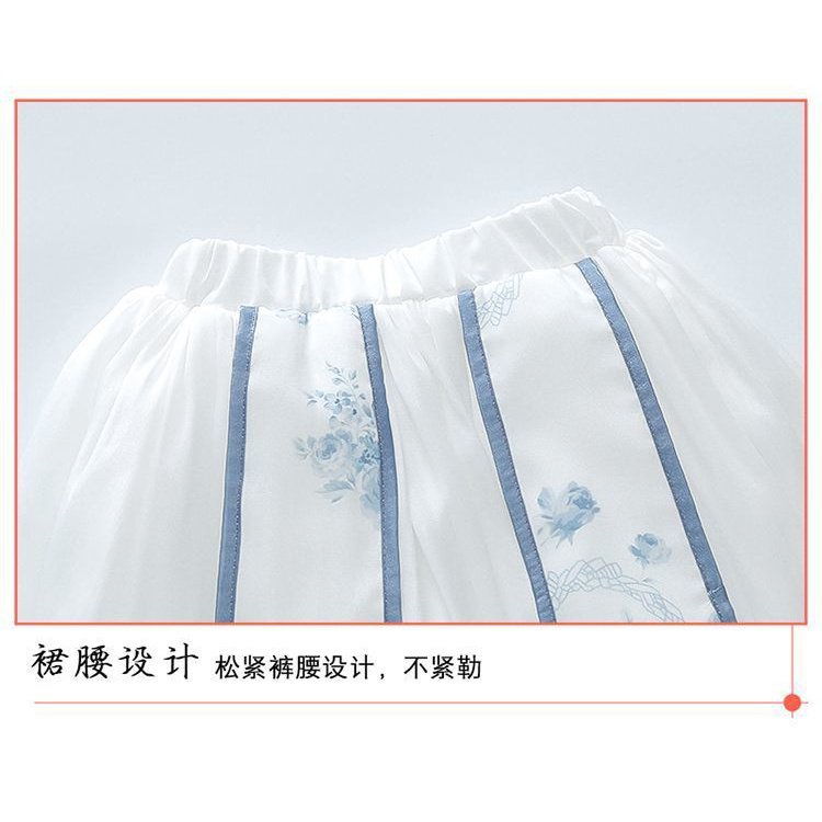 Đầm Hán Phục Phong Cách Trung Hoa Cổ Điển Mẫu Mới 2023 Dành Cho Bé Gái