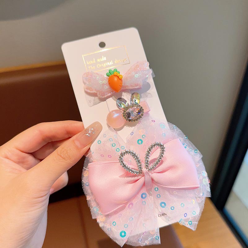 Set 3 Kẹp Tóc Hình Vỏ Sò / Nàng Tiên Cá Cho Bé Gái