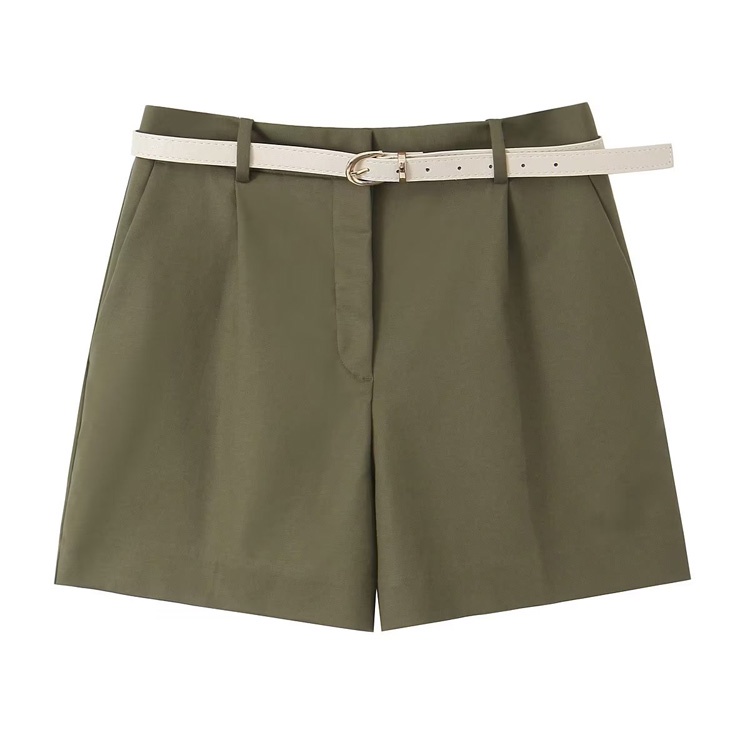 Quần Short Xếp Ly Eo Cao 23 Thời Trang Mùa Hè Hàng Mới 234387074
