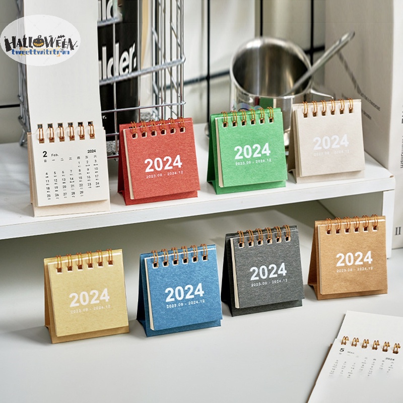 Tri Lịch 2024 mini Để Bàn Dùng Trang Trí Văn Phòng / Học Sinh