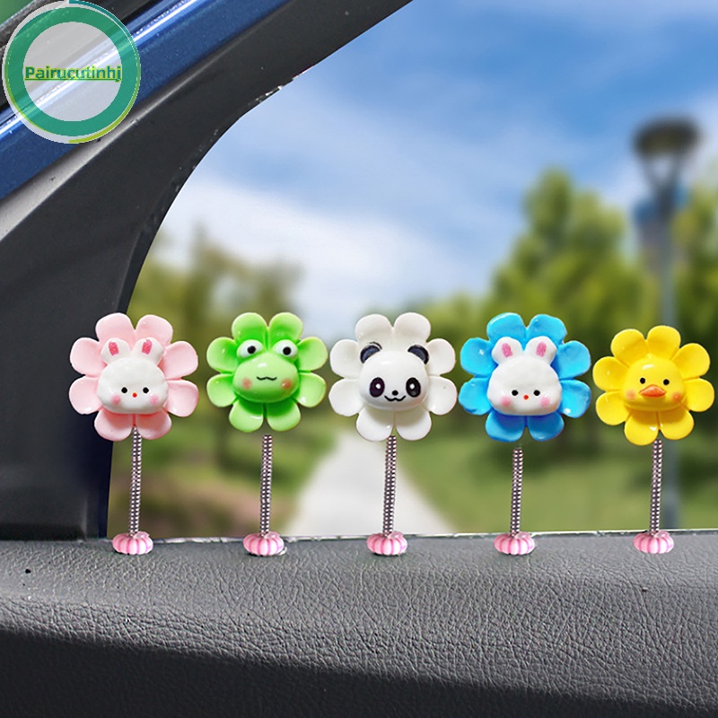 Parucutin Phụ Kiện Hoa Lắc Đầu Dễ Thương Trang Trí Nội Thất Xe Hơi vn