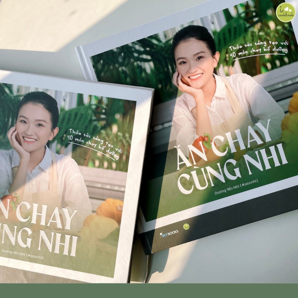 Sách Dạy Nấu Ăn Chay Ăn Chay Sống Lành Ăn Chay Cùng Nhi  Ăn Chay Cùng Nhi  - Bản Quyền