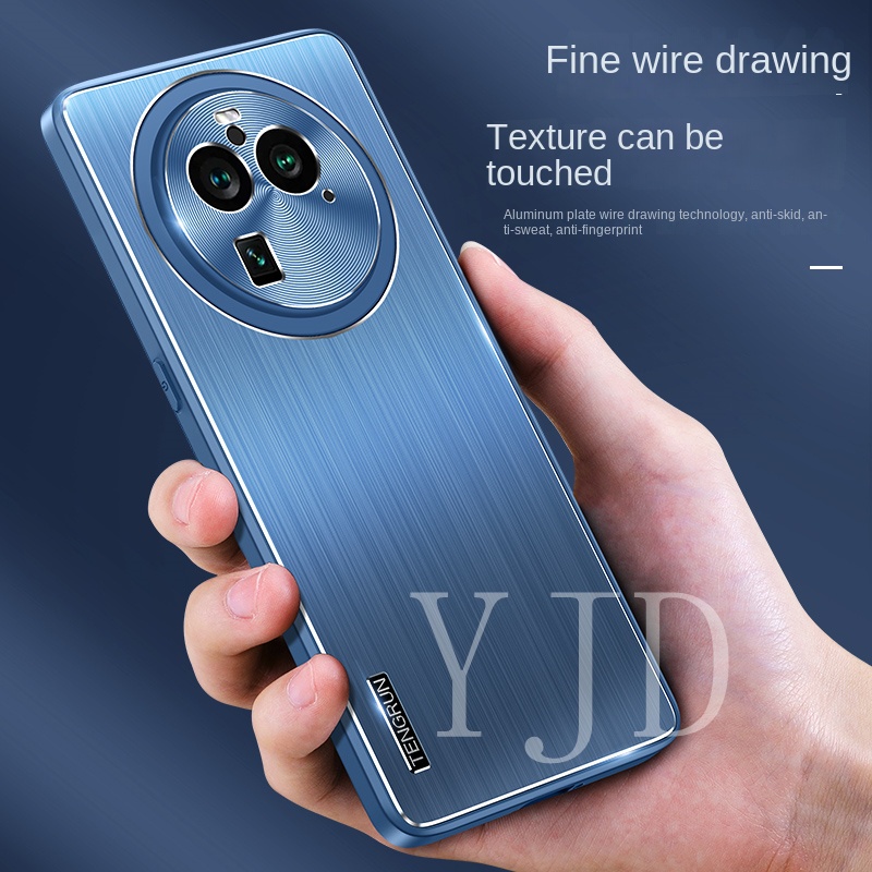 Yjd Ốp Điện Thoại Viền Kim Loại Không Gỉ Chống Sốc Cho oppo find x6 pro