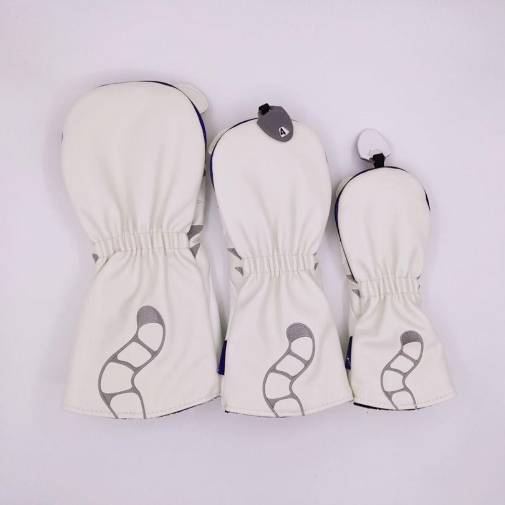 Mmluck Bọc Đầu Gậy Đánh golf Bằng Da pu Mềm Chống Thấm Nước Bền Bỉ Họa Tiết Hổ Hoạt Hình
