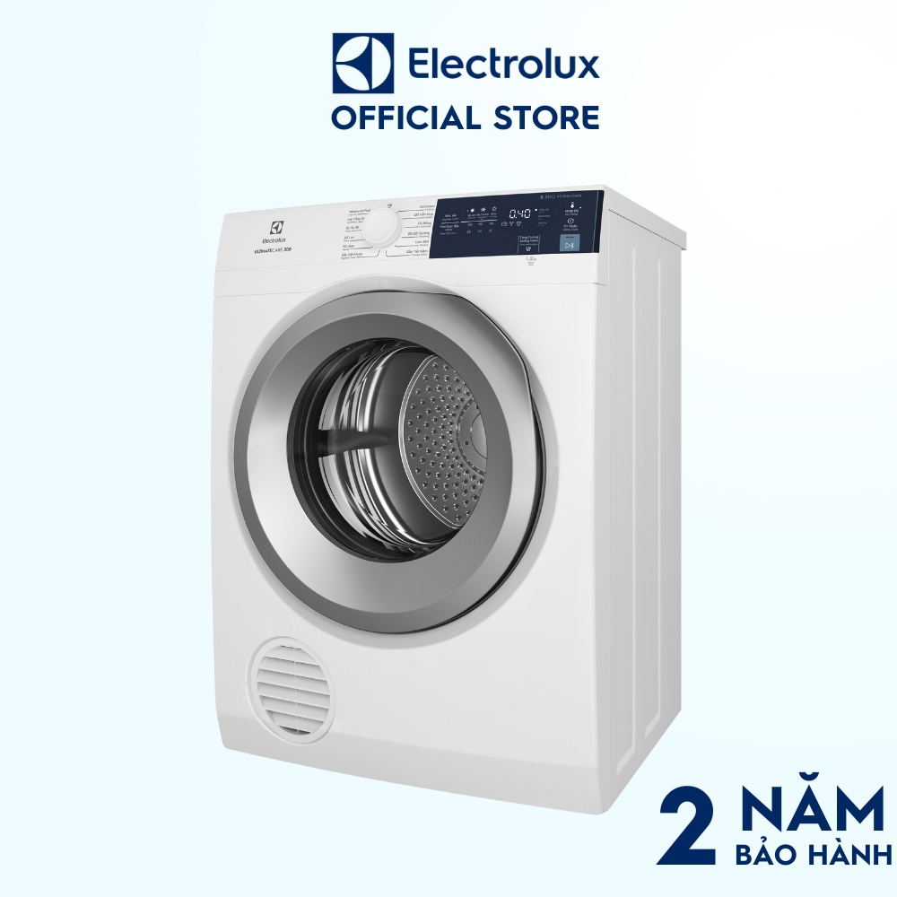 Máy sấy thông hơi Electrolux 8.5kg UltimateCare 300 - EDV854J3WB - Màu trắng