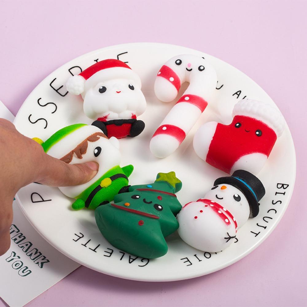 Mmluck Đồ Chơi Bóp Nhanh Chóng Hình Ông Già Noel Hoạt Hình Sáng Tạo Làm Quà Tặng Sinh Nhật / Giáng Sinh