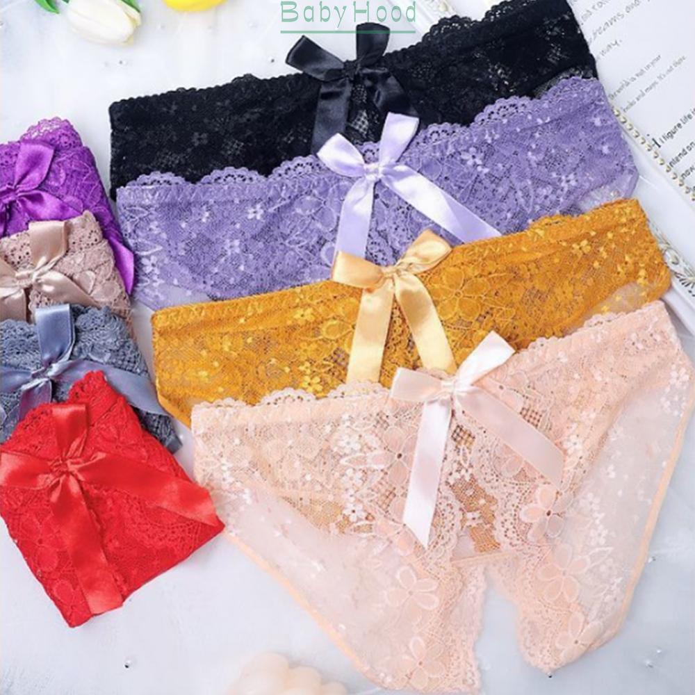 Women Lace Panties Crotchless Underwear Thongs Lingerie Knickers G-string Briefs#BBHOOD