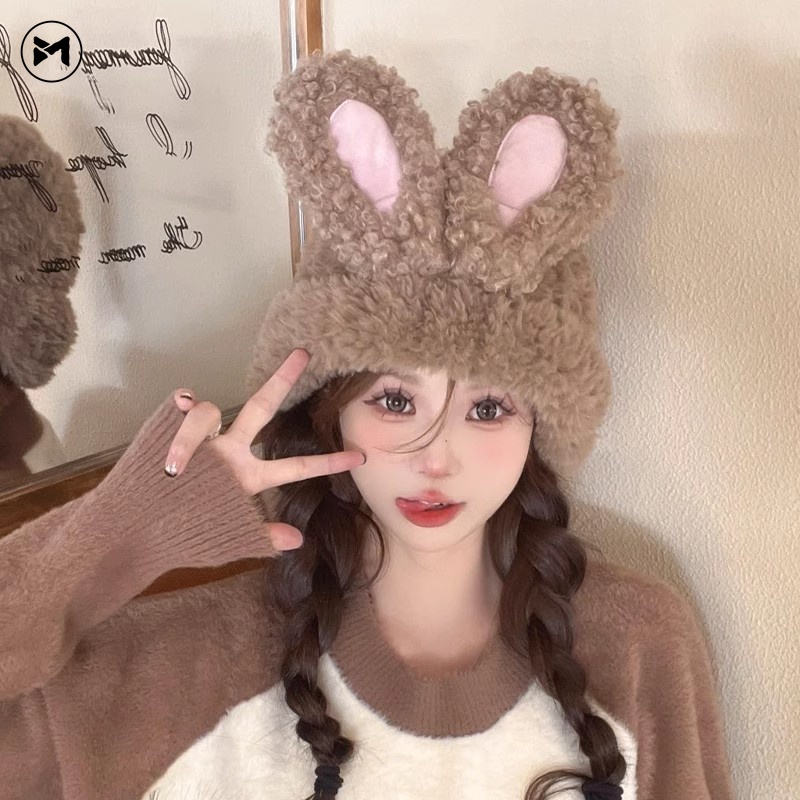 Nón Len Tai Thỏ Dễ Thương Thời Trang Mới Năm 2023 Cho Nữ