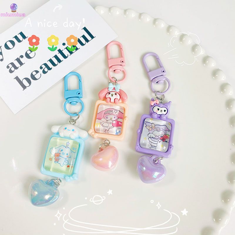 Miua🔮Sanrio Kuromi Cinnamoroll Móc Chìa Khóa Trang Trí Ba Lô Đi Học Dễ Thương