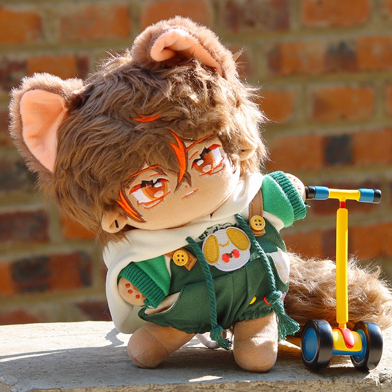 Mới Bộ Quần Yếm Dài 20cm Bằng cotton Thời Trang Cho Búp Bê