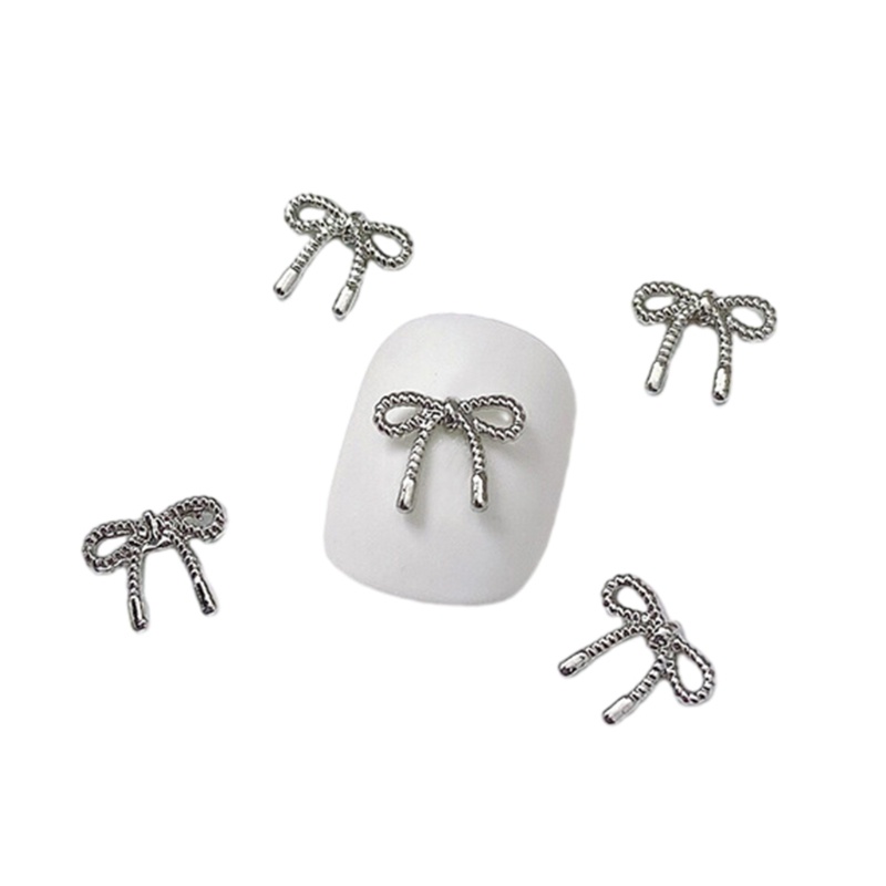 Set 10 Phụ Kiện Trang Trí Móng Tay Hình Bướm 3d Xinh Xắn charms