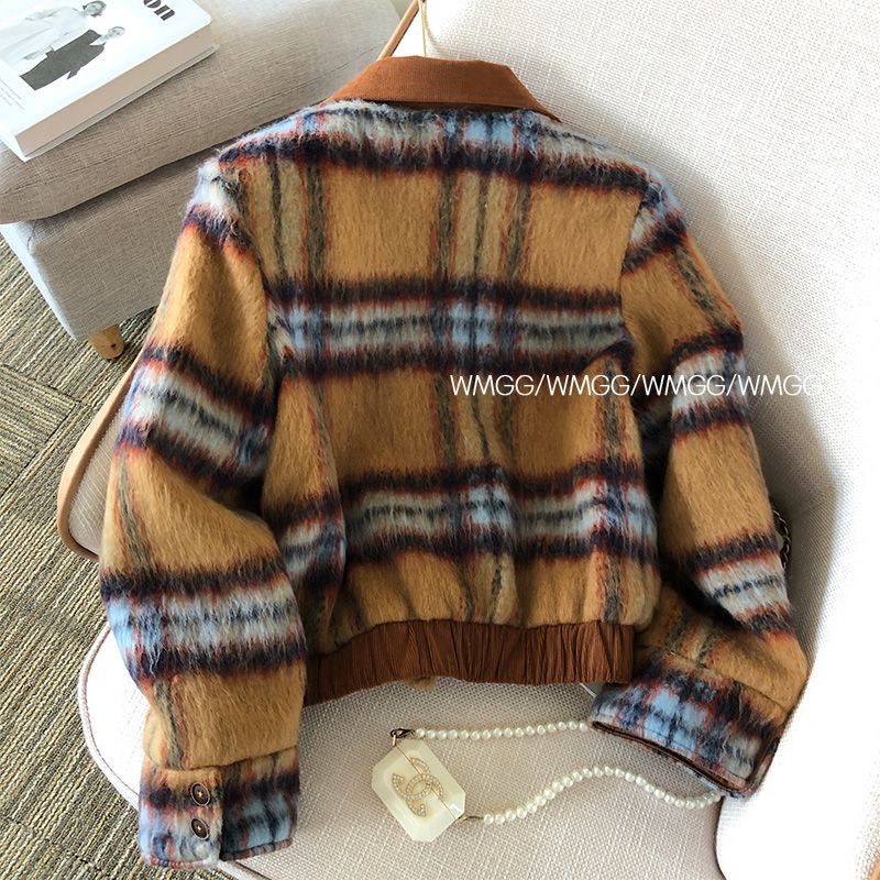 Xiaoxiang Áo Khoác Ngắn Chần Bông Dày Dặn Phong Cách Pháp Thời Trang Thu Đông Cho Nữ xiaoxiang