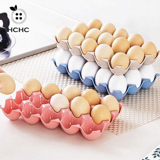 HCHC Khay Đựng Trứng 15 Ngăn Tiện Lợi