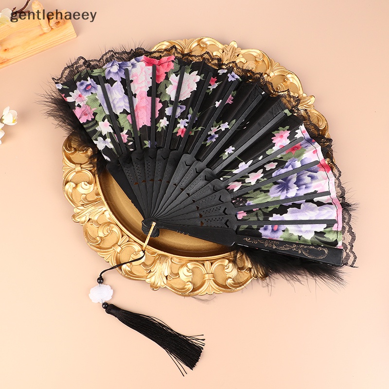 1 Chiếc Quạt Lông Vũ Hai Mặt Đầy Màu Sắc Trang Trí Tiệc Cưới