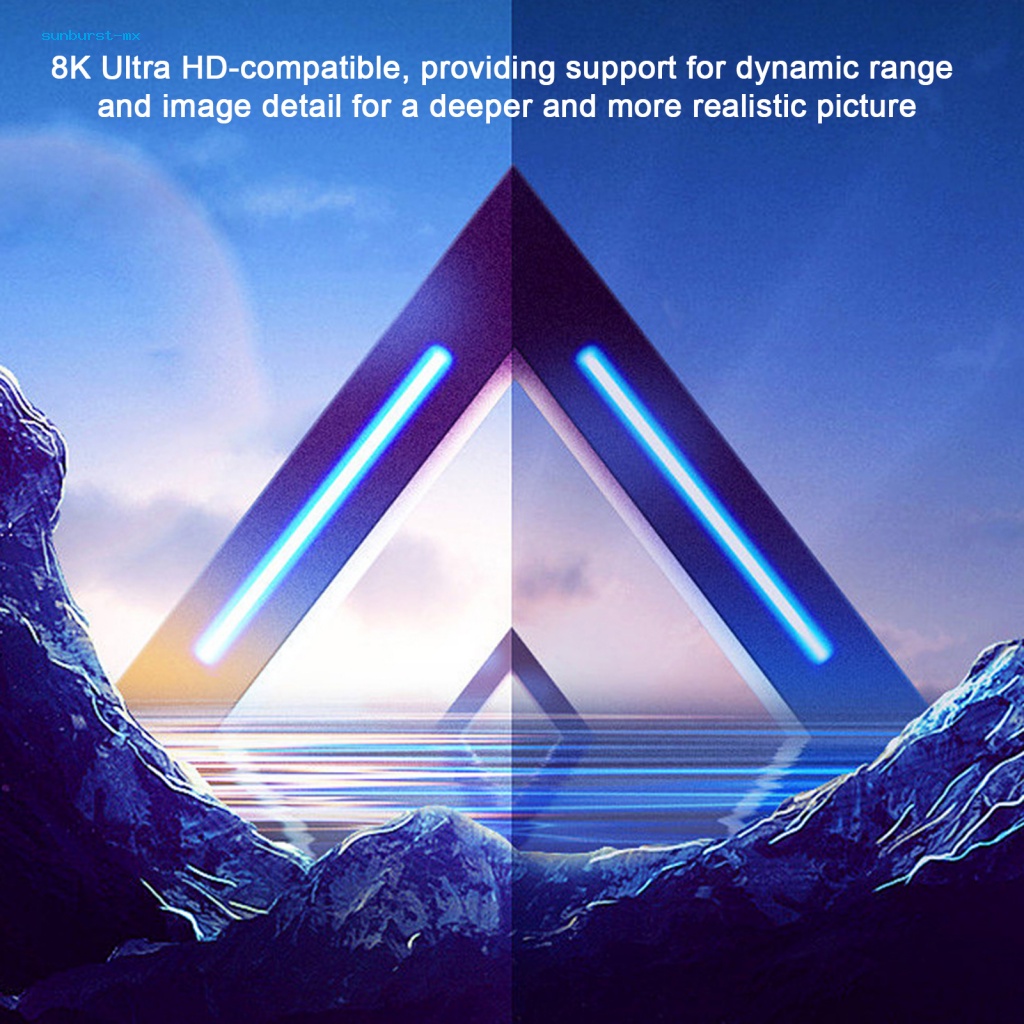 Sunburst.mx tv hdmi 8k60hz hdmi-Compatable Chất Lượng Cao 180° Bộ Chuyển Đổi hdmi Sang hdmi Cho Đầu Ra 8k60hz hd Phích Cắm Và Sử Dụng Phích Cắm Đông Nam