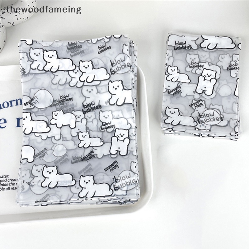 Set 10 Túi Đựng Thẻ / Bánh Kẹo / Quà Tặng In Họa Tiết Hoạt Hình Dễ Thương diy