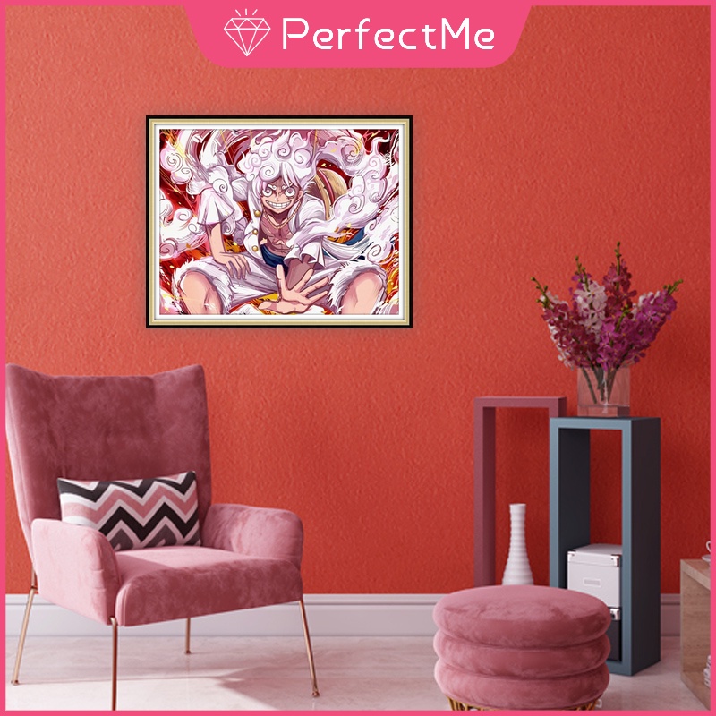 Bộ Tranh Đính Đá 5d Họa Tiết Hoạt Hình one piece Độc Đáo Kích Thước 30x40cm Diy Dùng Trang Trí Nhà Cửa