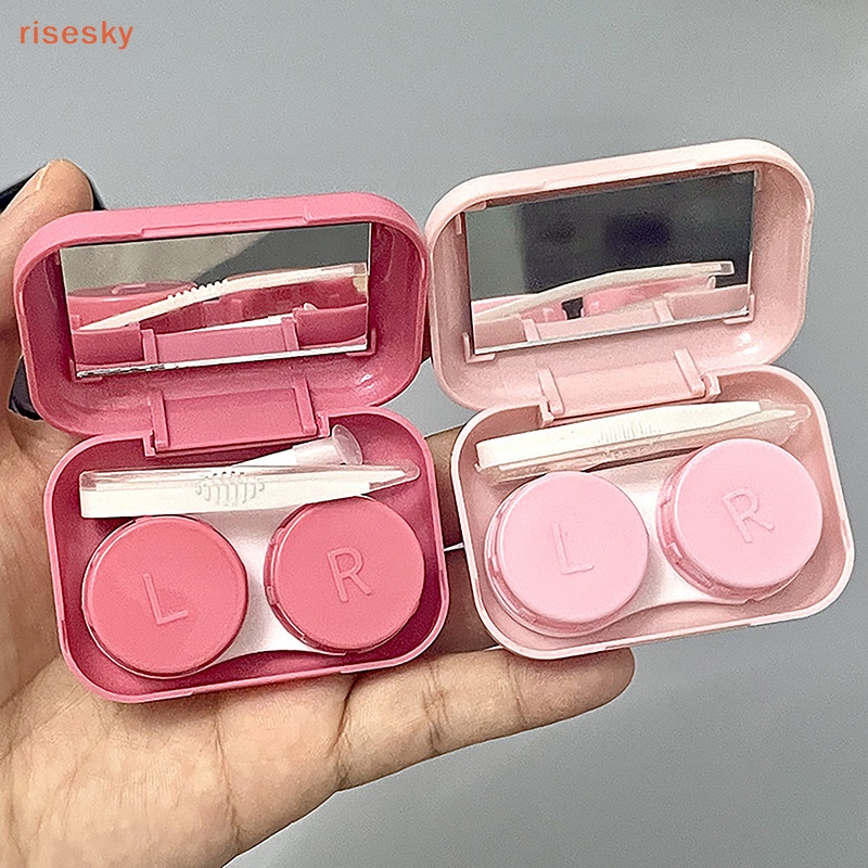 Hộp Đựng Kính Áp Tròng Hình hello kitty Xinh Xắn