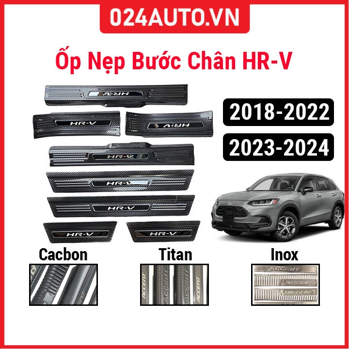 Nẹp bước chân trong ngoài HRV HR-V 2018-2024